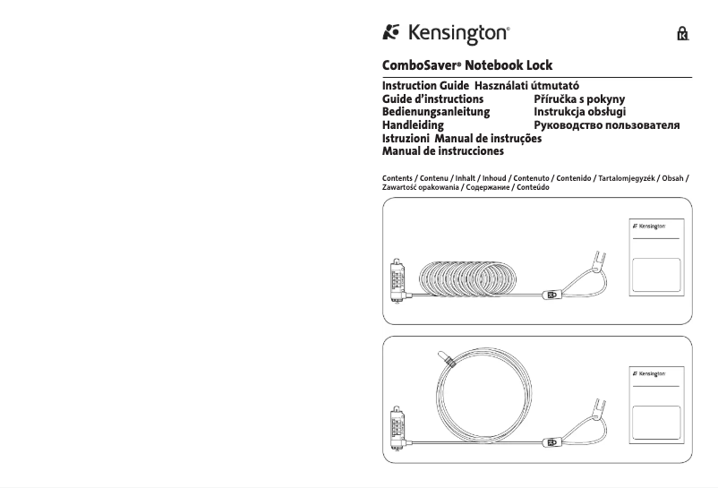 Page n°1 - Manuel utilisateur Kensington K64576US