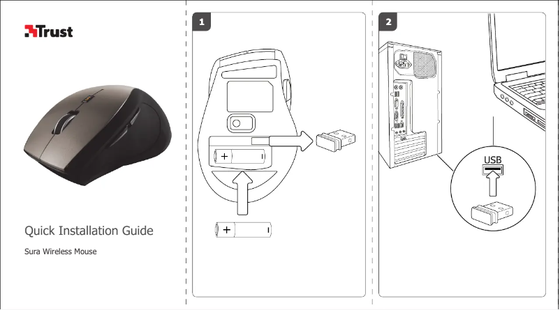 Page 1 de la notice Manuel utilisateur Trust Sura 19938