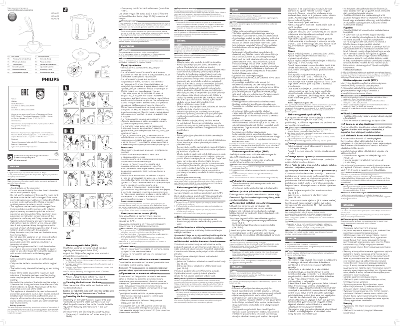 Page 1 de la notice Manuel utilisateur Philips Viva HD4678