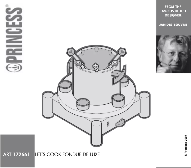 Page n°1 - Manuel utilisateur Princess Lets Cook Deluxe 172661