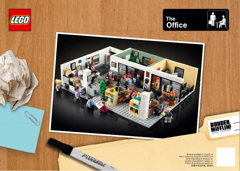 Page 1 de la notice Manuel utilisateur Lego The Office 21336