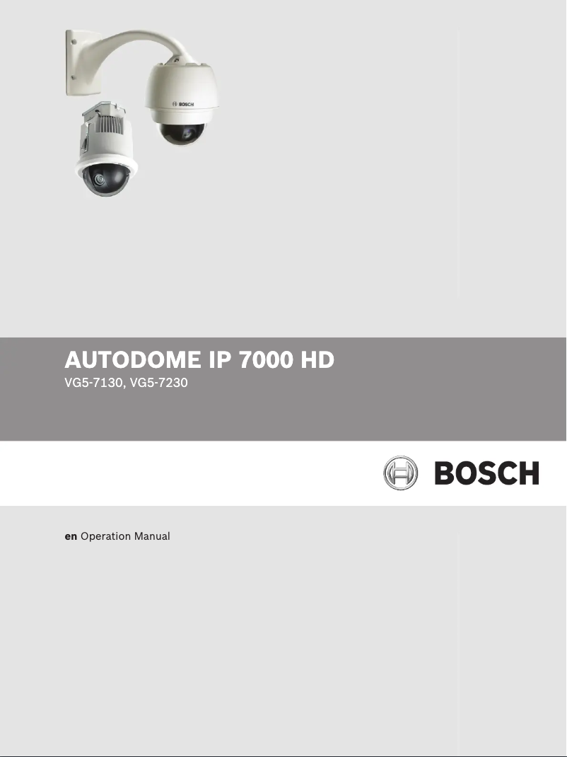 Page 1 de la notice Manuel utilisateur Bosch VG5-7130-EPC4