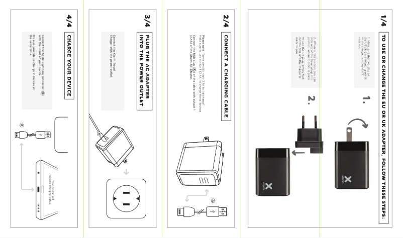 Image de la première page du manuel de l'appareil XA012