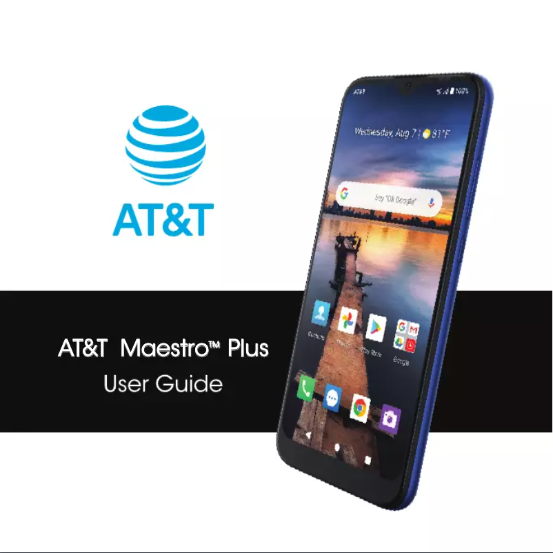 Page n°1 - Manuel utilisateur AT&T Maestro Plus