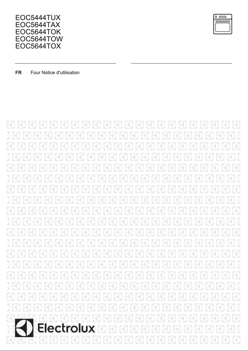 Page 1 de la notice Manuel utilisateur Electrolux EOC5644TOK