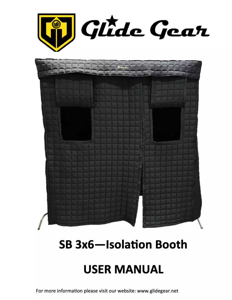 Page 1 de la notice Manuel utilisateur Glide Gear SB 3x6