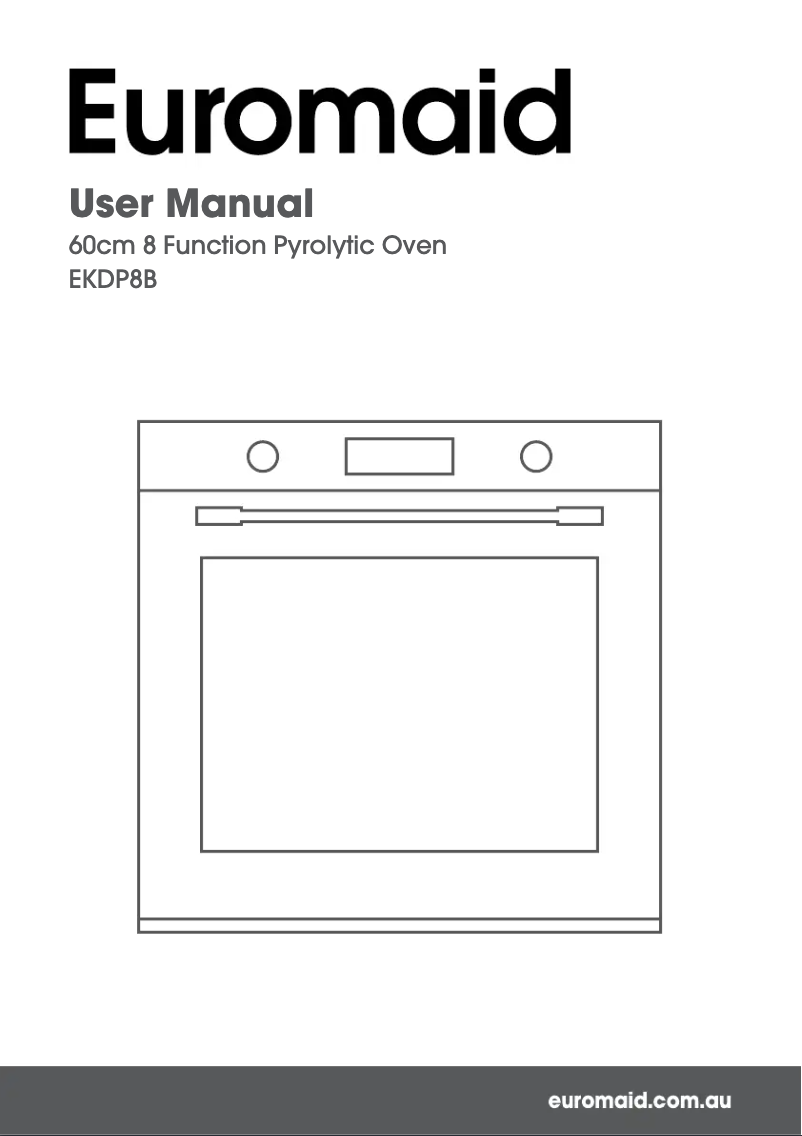 Page 1 de la notice Manuel utilisateur Euromaid EKDP8B