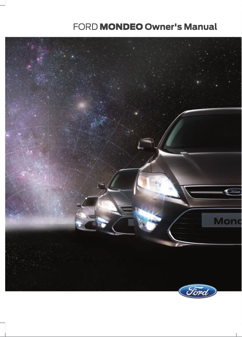 Page n°1 - Manuel utilisateur Ford Mondeo (2012)