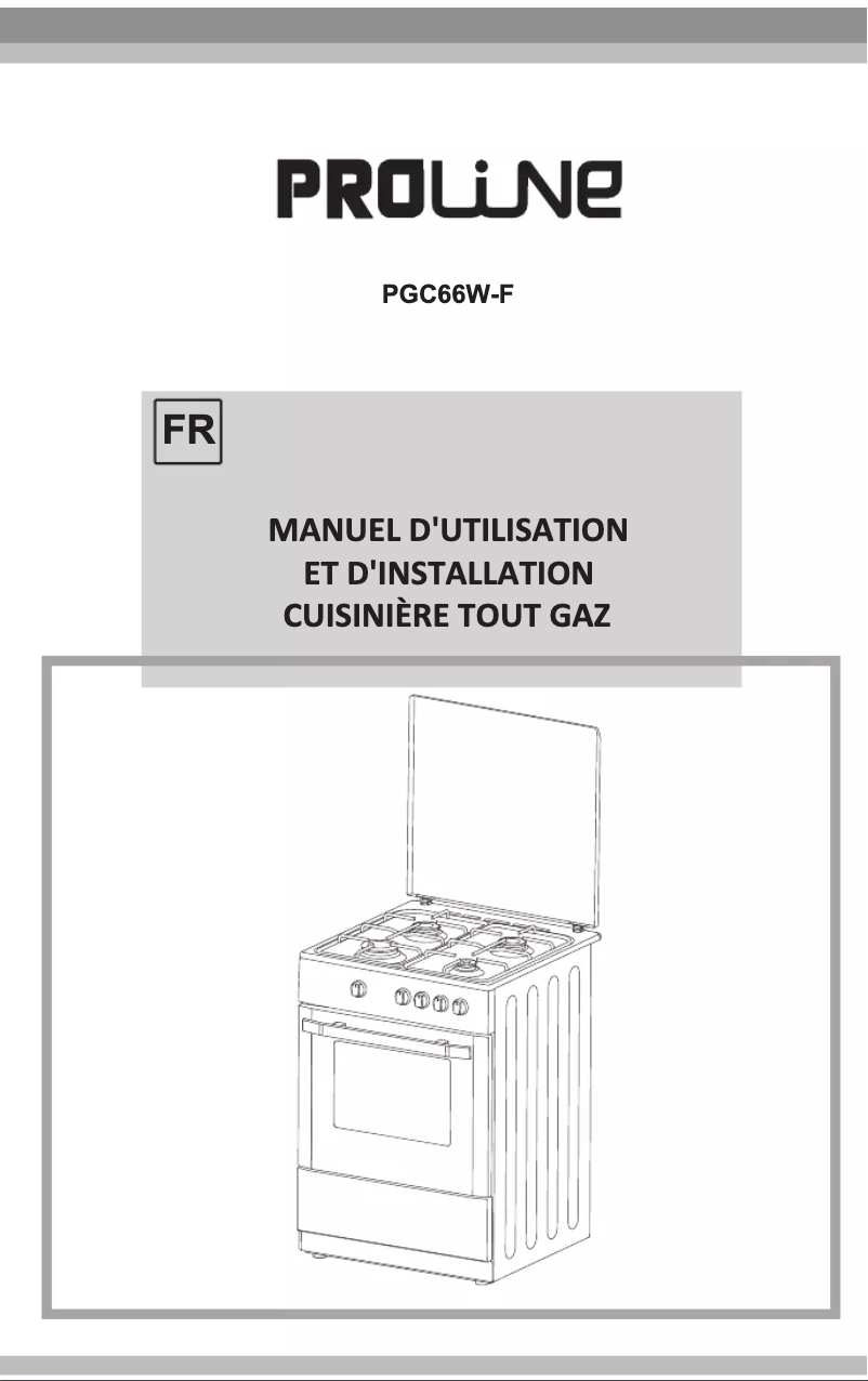 Page n°1 - Manuel utilisateur Proline PGC 66W-F