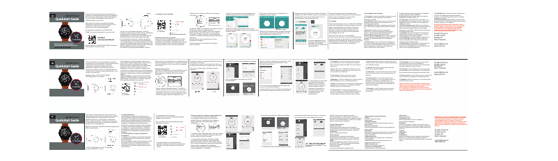 Image de la première page du manuel de l'appareil QIN XW Prime II