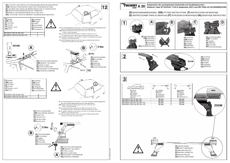 Image de la première page du manuel de l'appareil A 20