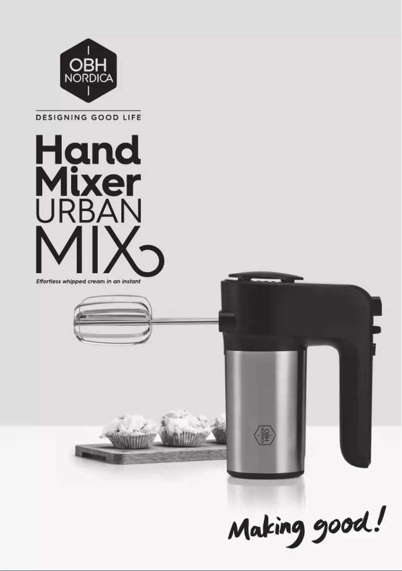 Página 1 del manual Manual de usuario OBH Nordica Urban Mix 6776