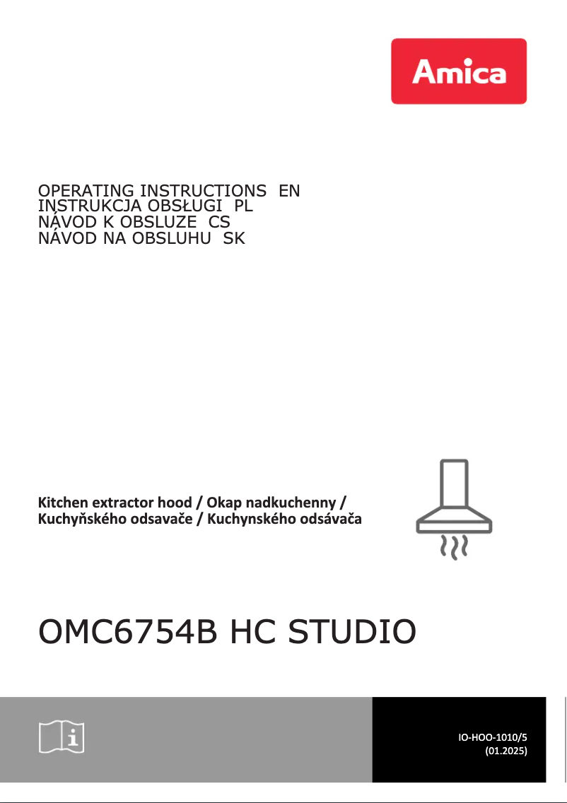 Page 1 de la notice Manuel utilisateur Amica OMC6754B HC STUDIO