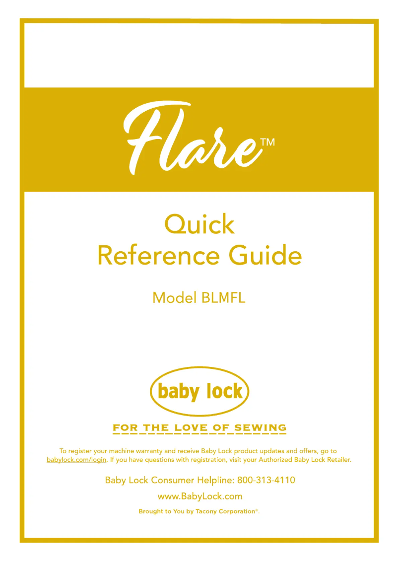 Image de la première page du manuel de l'appareil Flare