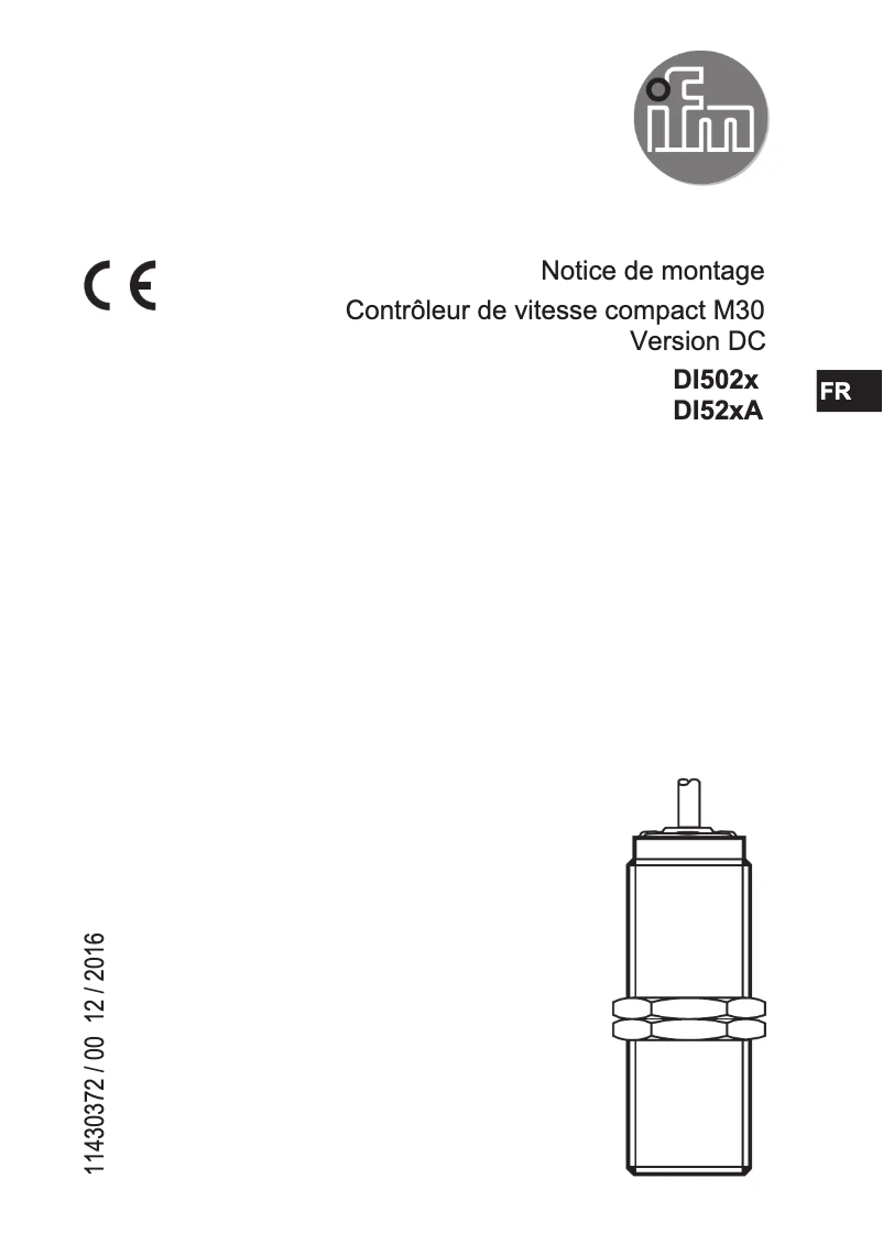 Page n°1 - Manuel utilisateur IFM DI5022