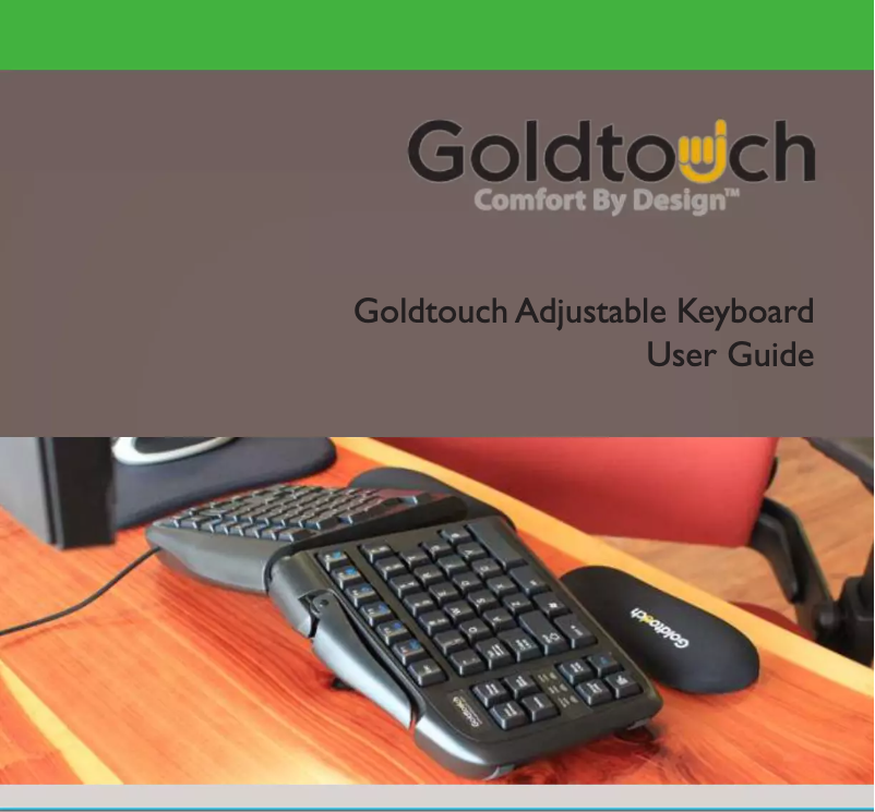 Page n°1 - Manuel utilisateur Bakker Elkhuizen Goldtouch Adjustable