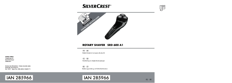 Page 1 de la notice Manuel utilisateur SilverCrest SRD 600 A1