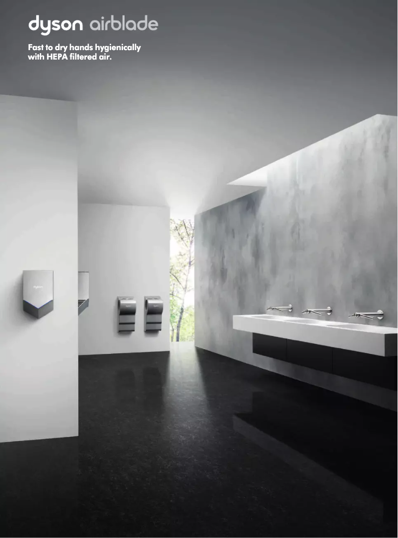 Image de la première page du manuel de l'appareil Airblade AB14