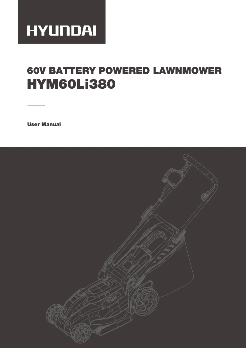 Page 1 de la notice Manuel utilisateur Hyundai HYM60LI380