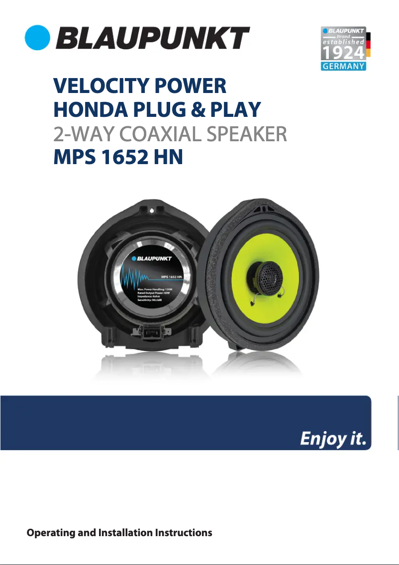 Image de la première page du manuel de l'appareil MPS 1652 HN