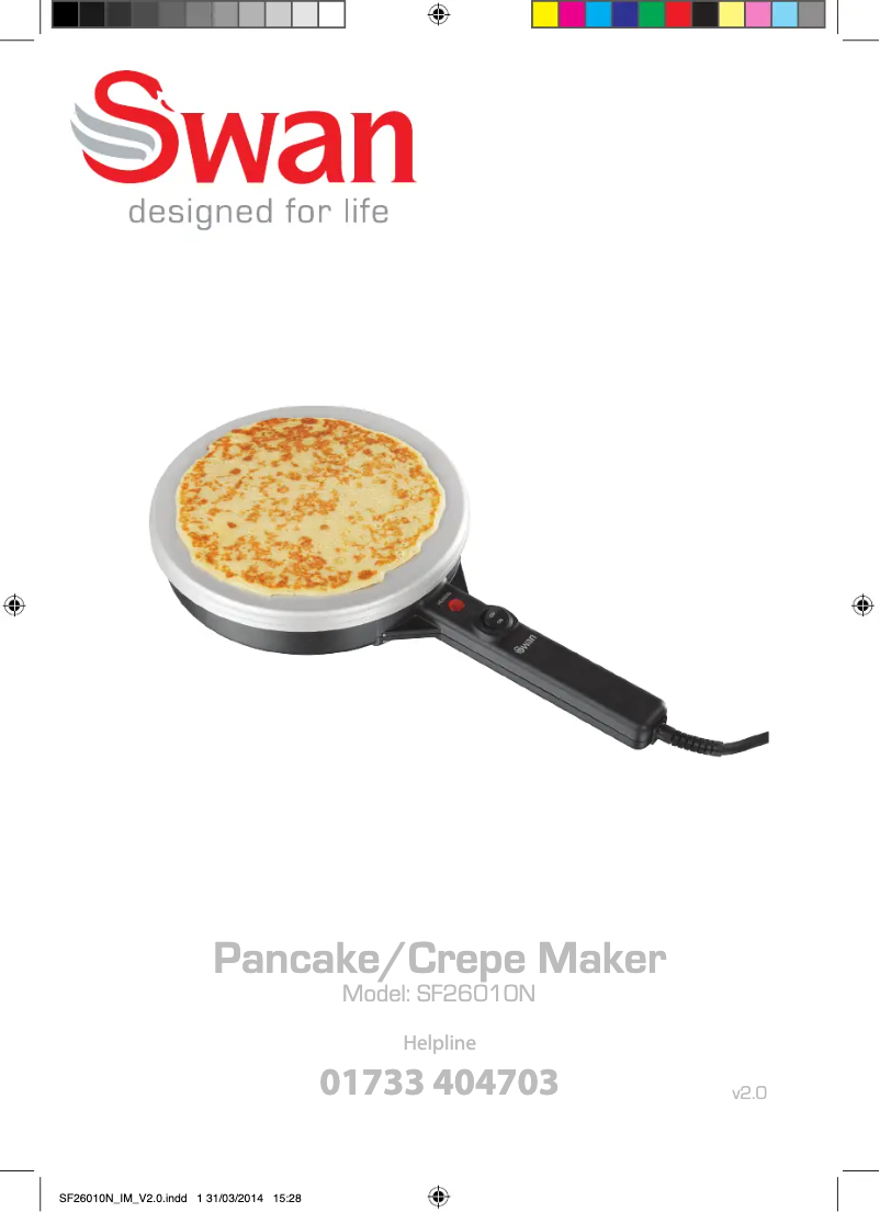 Page n°1 - Manuel utilisateur Swan SF26010N