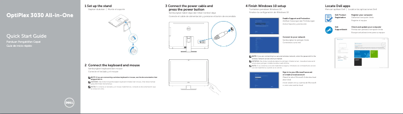 Image de la première page du manuel de l'appareil OptiPlex 3030