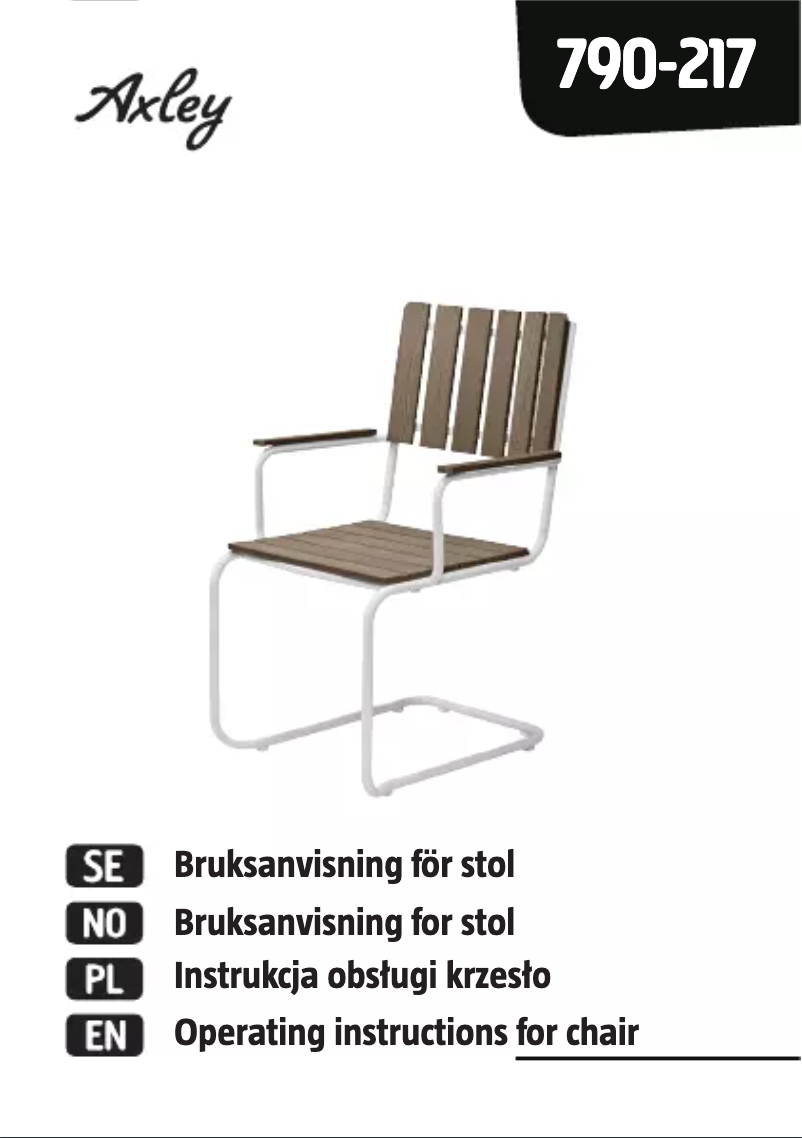 Page 1 de la notice Manuel utilisateur Axley 790-217