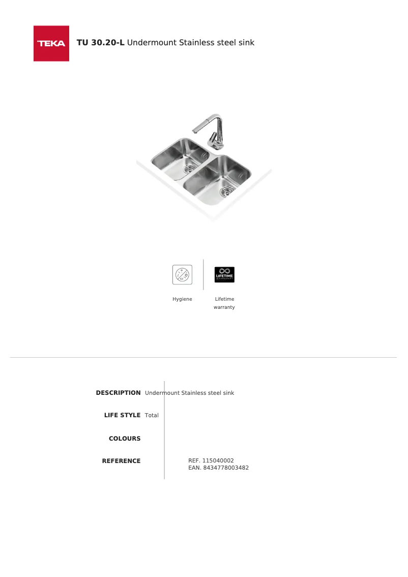 Imagen de la primera página del manual del dispositivo TU 30.20-L
