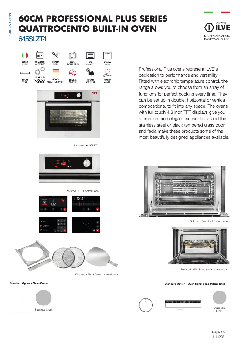 Image de la première page du manuel de l'appareil 645SLZT4SS