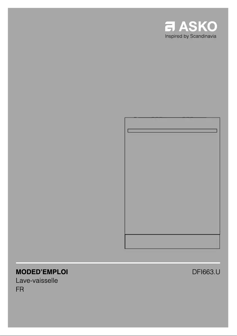 Image de la première page du manuel de l'appareil DFI663.U