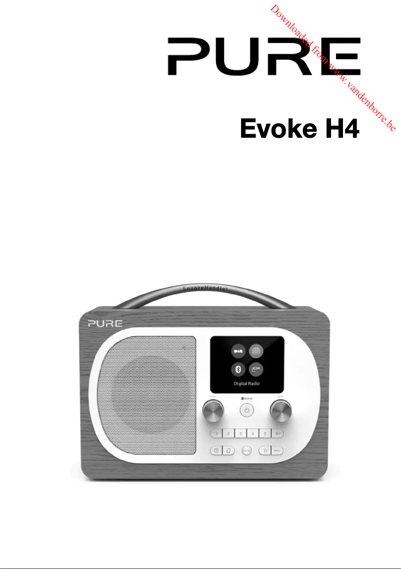 Page n°1 - Manuel utilisateur Pure Evoke H4a
