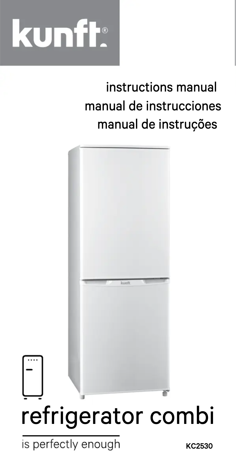 Image de la première page du manuel de l'appareil KC2530