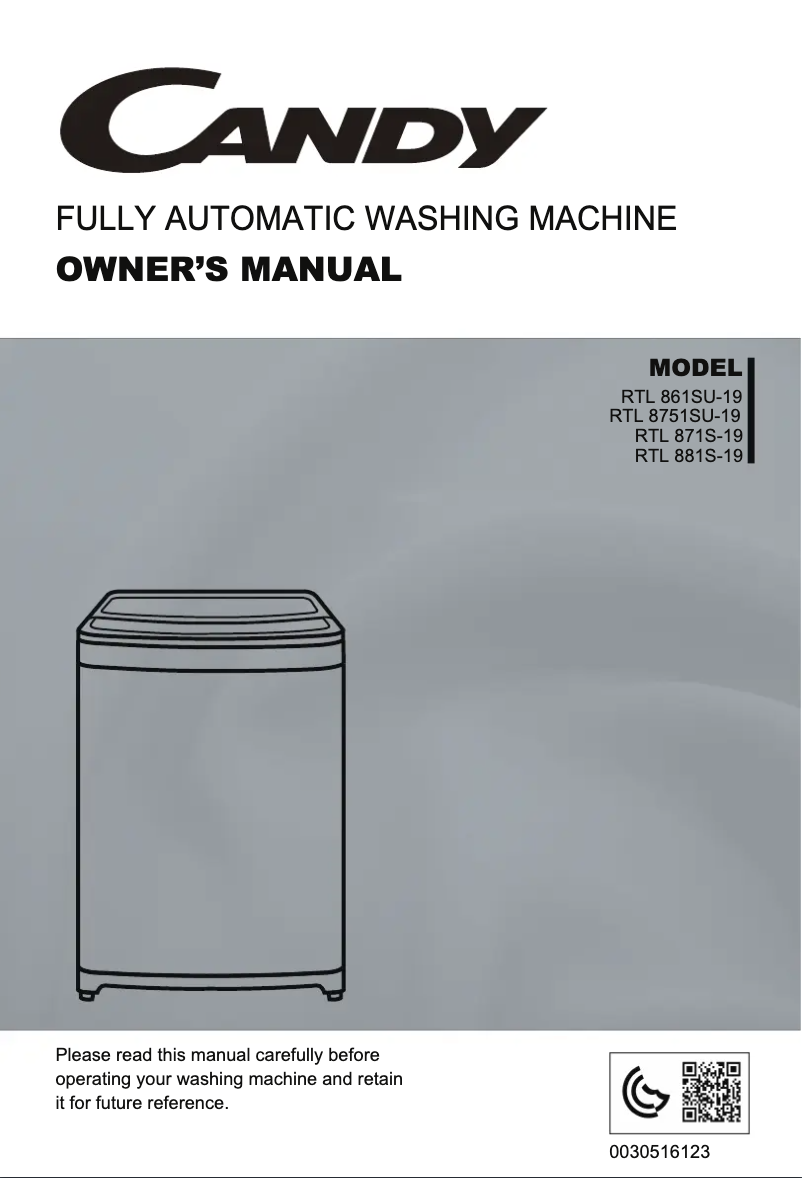 Image de la première page du manuel de l'appareil RTL 861SU-19