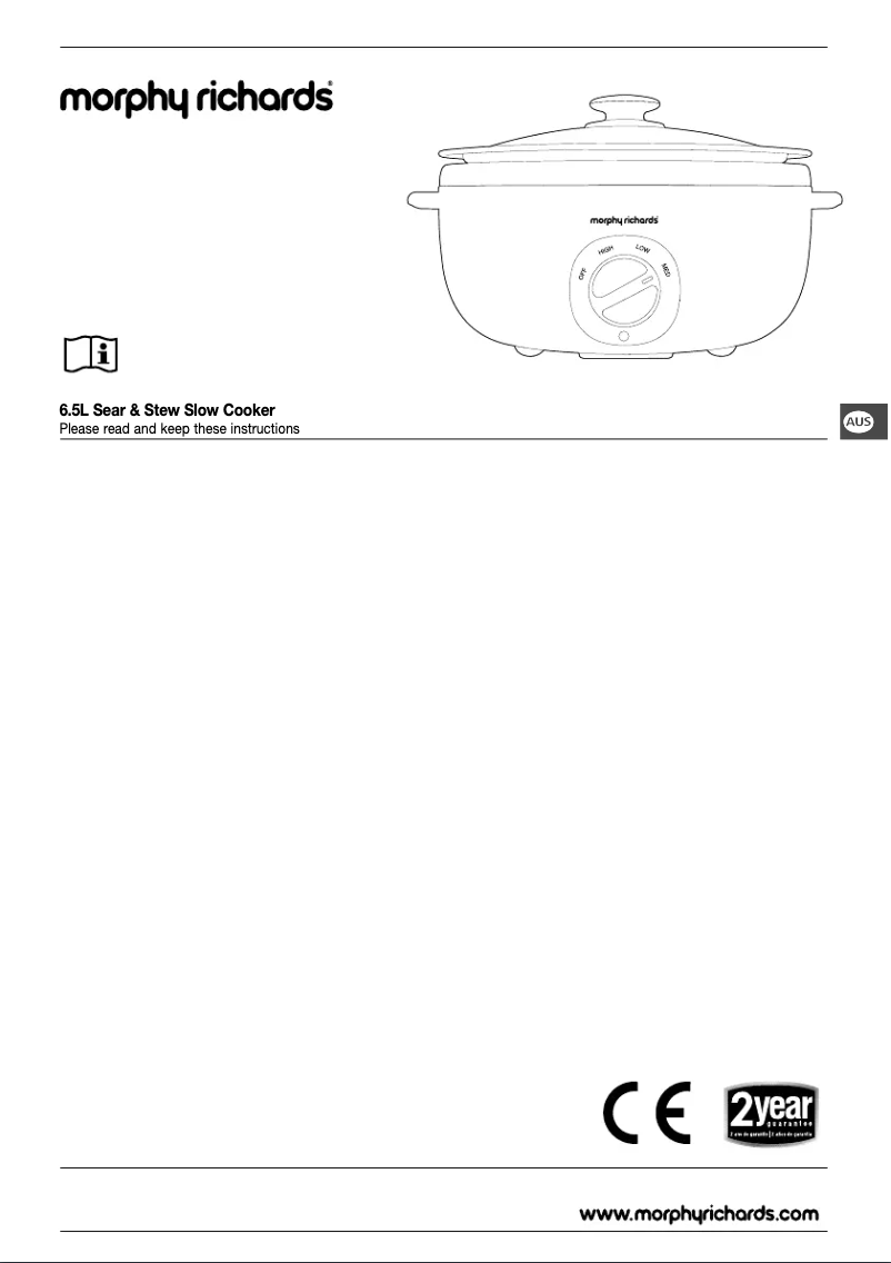 Page 1 de la notice Manuel utilisateur Morphy Richards Total Control 461016