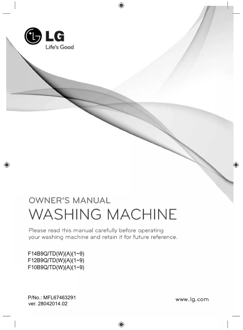 Image de la première page du manuel de l'appareil F12B9QDA5