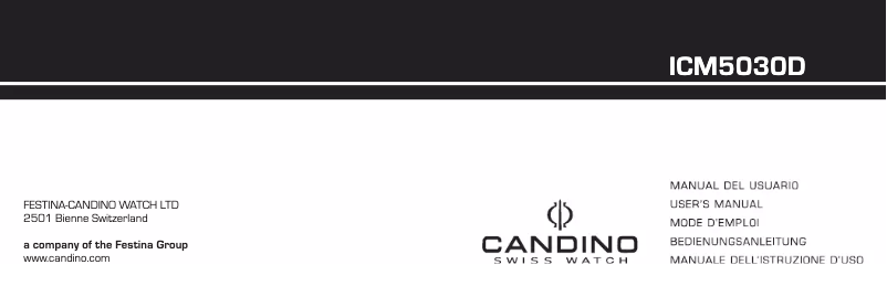 Page n°1 - Manuel utilisateur Candino C4374