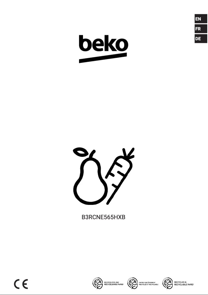 Page 1 de la notice Manuel utilisateur Beko B3RCNE565HXB