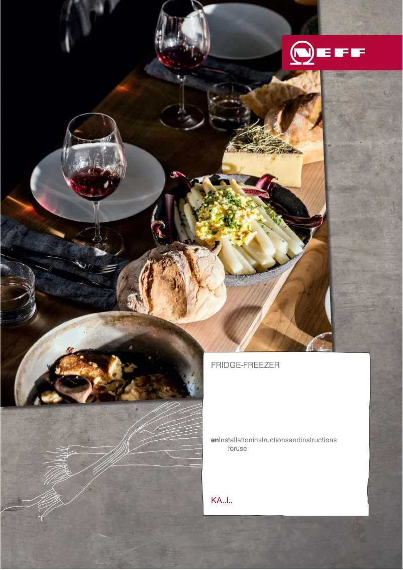 Page n°1 - Manuel utilisateur Neff KA3923IE0G