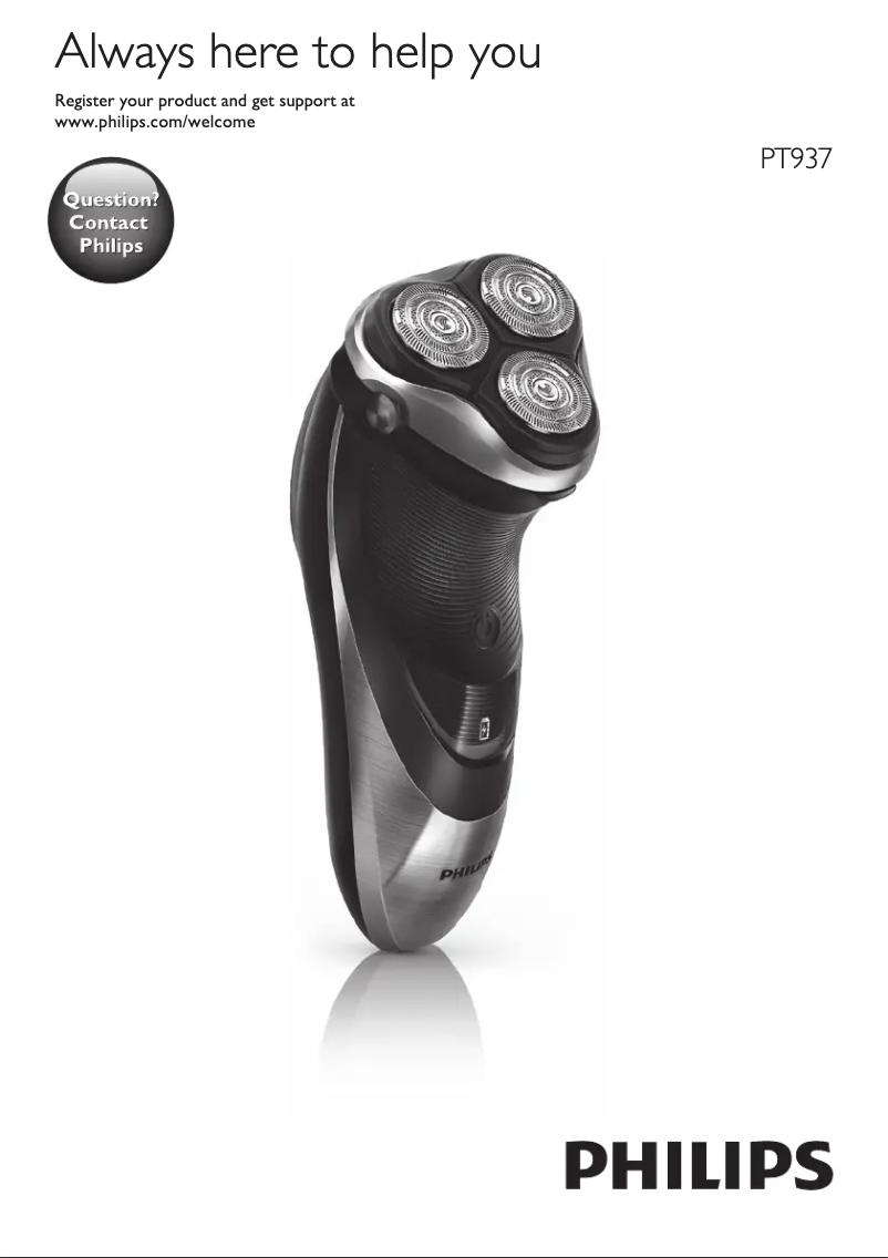 Página 1 del manual Manual de usuario Philips Series 5000 PowerTouch PT937