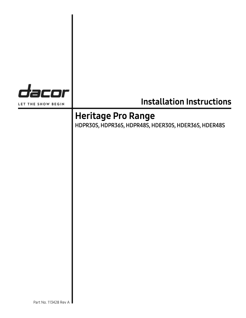 Image de la première page du manuel de l'appareil HDPR48S