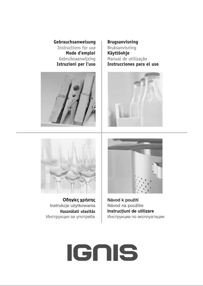 Page 1 de la notice Manuel utilisateur Ignis ADL 456/1 A+