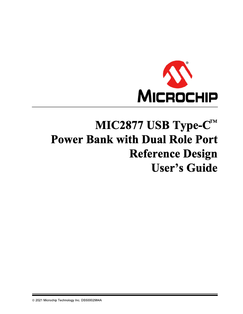 Página 1 del manual Manual de usuario Microchip MIC2877
