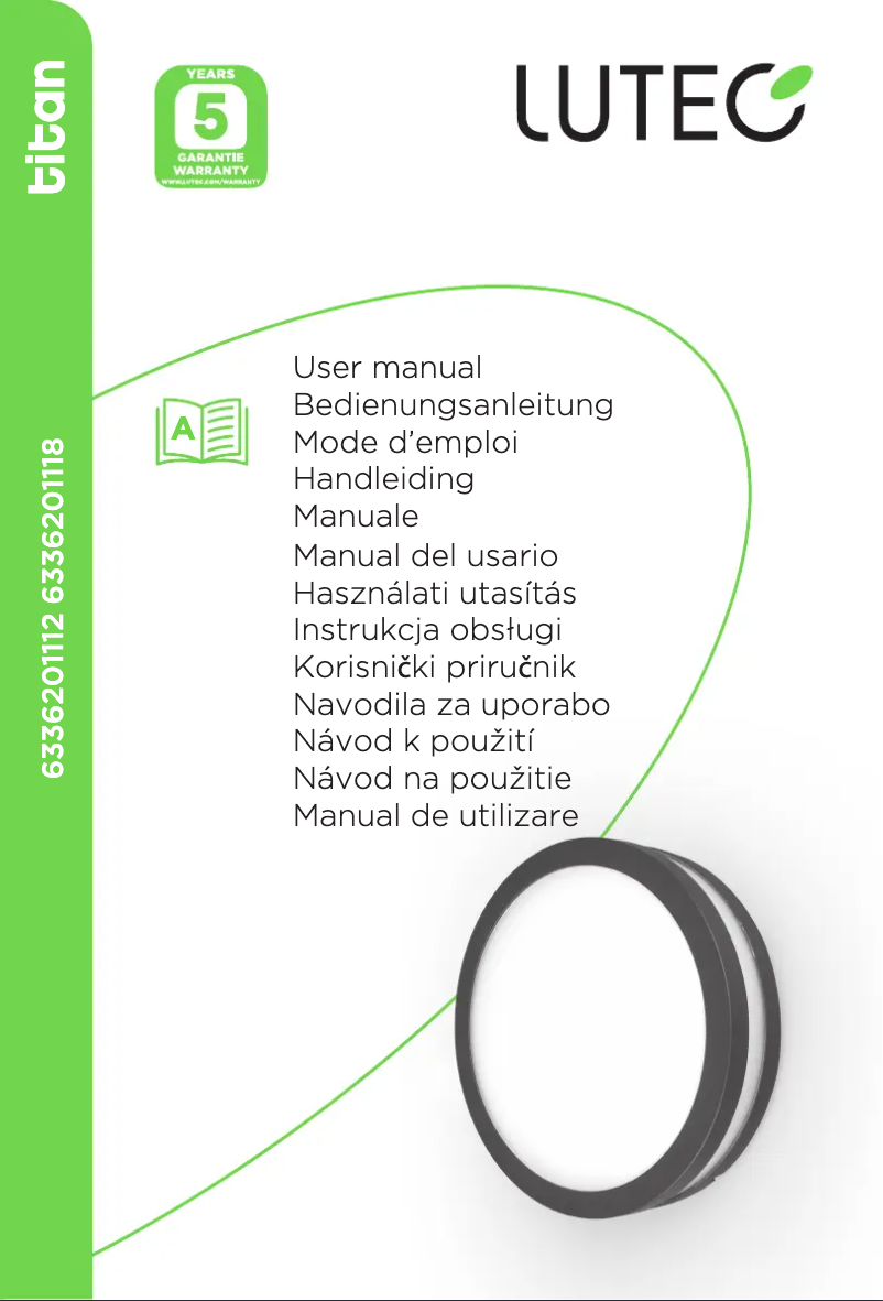 Page n°1 - Manuel utilisateur Lutec Titan