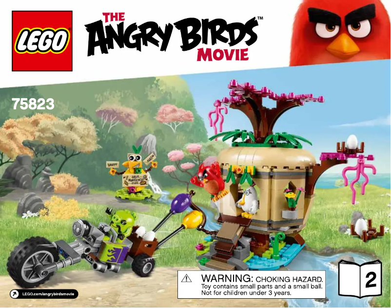 Page 1 de la notice Manuel utilisateur Lego Angry Birds 75823