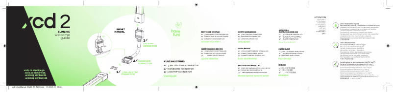 Image de la première page du manuel de l'appareil xcd 2 slimline