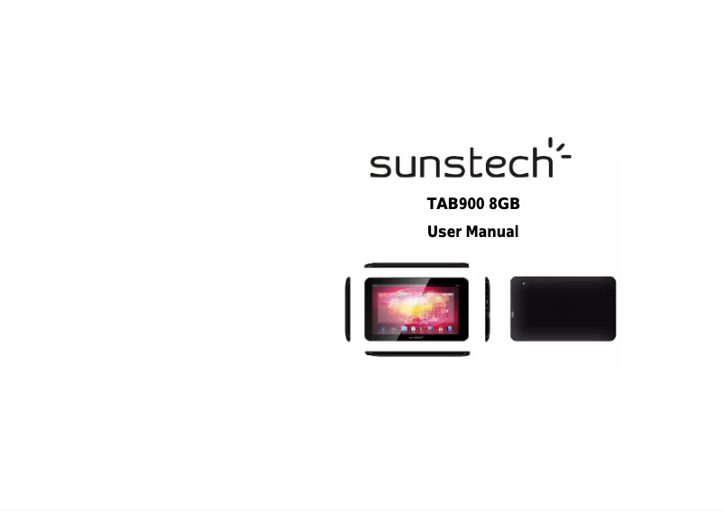 Page 1 de la notice Manuel utilisateur Sunstech Tab 900 8GB