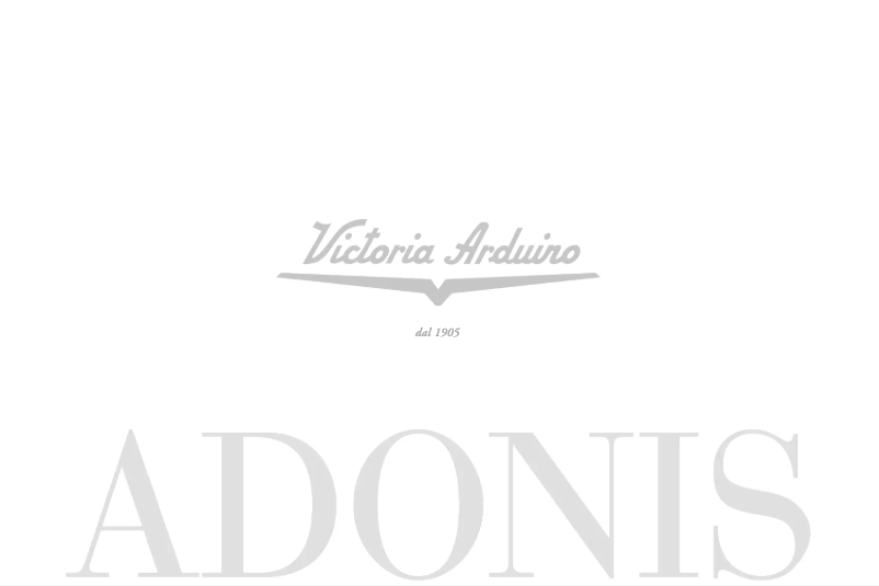 Page 1 de la notice Brochure Victoria Arduino Adonis
