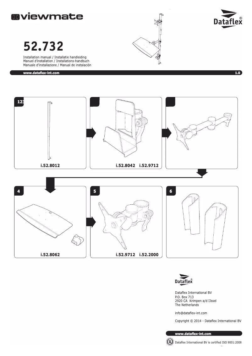 Page 1 de la notice Manuel utilisateur Dataflex ViewMate 732