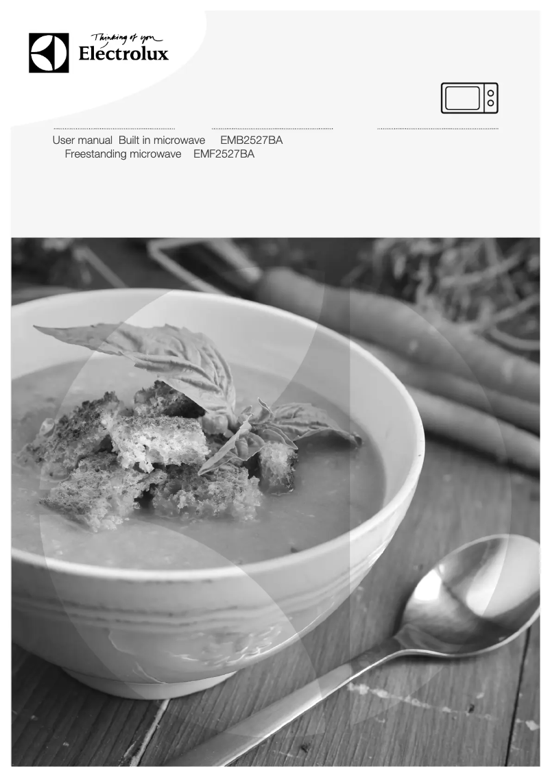 Page 1 de la notice Manuel utilisateur Electrolux EMF2527BA
