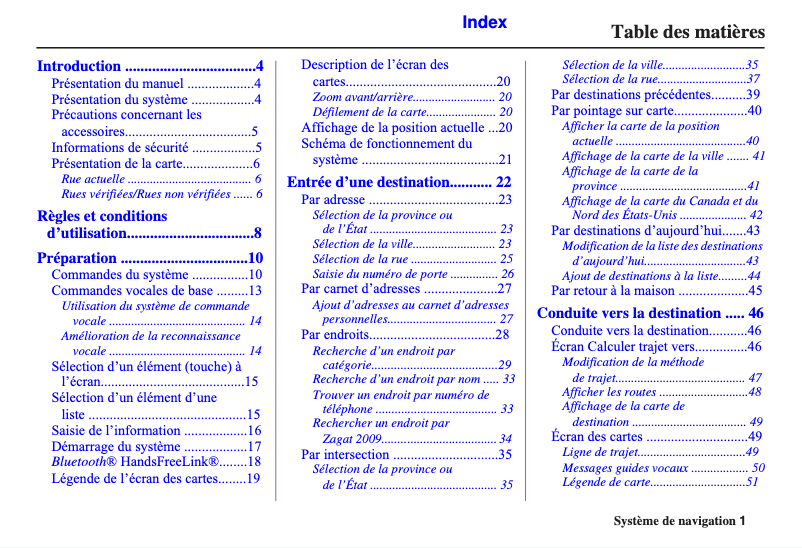 Imagen de la primera página del manual del dispositivo Accord Crosstour (2010)